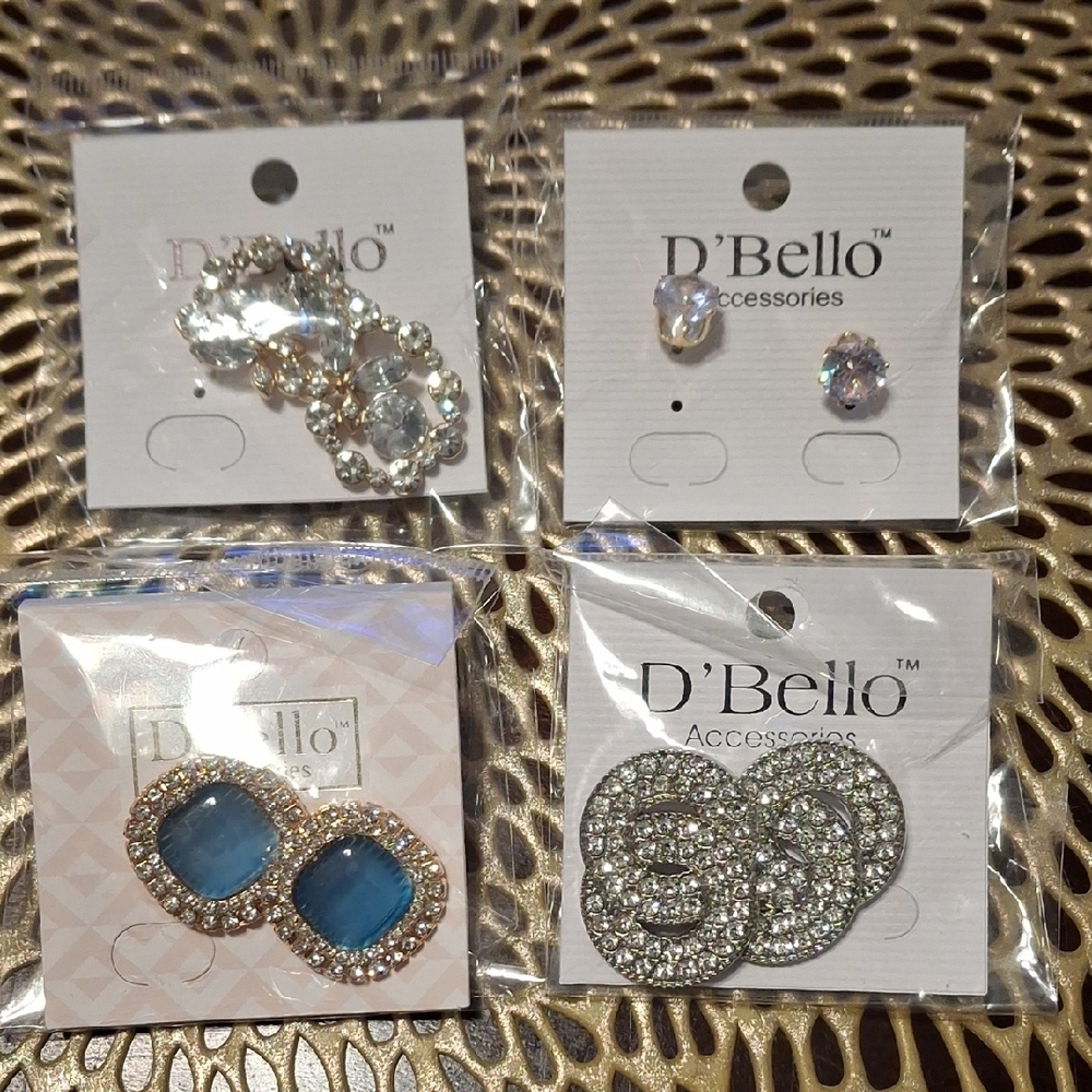 D'Bello Accessories Earrings Set